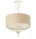 Lustre Pendente Infantil Coroa Cúpula Cáqui 50X15 3E27