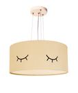 Lustre Pendente Infantil Olhinho Cúpula 30x15 2e27 Bivolt Cru