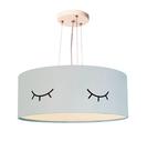 Lustre Pendente Infantil Olhinho Cúpula 50x15 3E27
