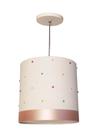 Lustre Pendente Infantil Pérolas Coloridas - 25x25 Branca
