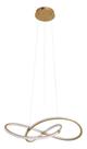 Lustre Pendente Infinity Dourado 40 watts 4000K Bivolt