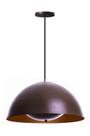 Lustre Pendente Interno Meia Lua Luz Indireta 40cm Gourmet