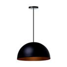 Lustre Pendente Interno Mesa Bilhar Poker Meia Lua 40 Cm