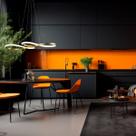 Lustre Pendente Led 3 Em 1 Dourado Com Controle Bivolt Eclick