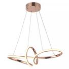 Lustre Pendente Led 35w Design Moderno Rose Luz 3em1 Bivolt - NITROLUX