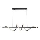 Lustre Pendente Led 45w 3 Em 1 Moderno Sala Quarto Preto 110V/220V