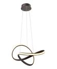 Lustre Pendente Led 45w Design Moderno Café Luz 3em1