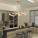 Lustre Pendente Led De Teto Para Sala Quarto Moderno Espiral Helix DNA Bivolt 3 Em 1 Lustre Pendente Led De Teto Para Sala Quarto Moderno Espiral Helix DNA Bivolt 3 Em 1