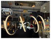 Lustre Pendente Led Mangueira Neon Branco Curvas Moderno 50w Lustre Pendente Led Mangueira Neon Branco Curvas Moderno 50w