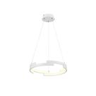 Lustre Pendente LED Moderno 40W Epsilon Anel Branco 3000K Bivolt Lustre Pendente LED Moderno 40W Epsilon Anel Branco 3000K Bivolt