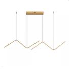 Lustre Pendente Led Moderno Sala Mesa Jantar Zig Zag Lustre Pendente Led Moderno Sala Mesa Jantar Zig Zag