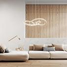 Lustre Pendente Led SMD 40w Design Moderno Luz 4000k Bivolt