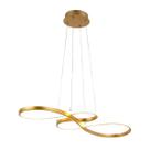 Lustre Pendente Led Smd 58w Design Moderno 3EM1 Dourado