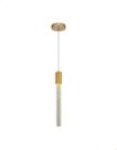 Lustre Pendente Led Vidro Cilíndrico Tubo Cristal 5w Lustre Pendente Led Vidro Cilíndrico Tubo Cristal 5w