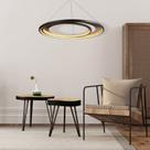 Lustre Pendente Loop 2,2cm 1X76W 3000k 2280LM LED Preto Bella Iluminação