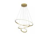 Lustre Pendente Luminária 3 Aros Anéis Arcos Led 3 em 1 58w - Nitrolux