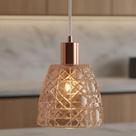 Lustre Pendente Luminária de Teto Sala Bancada Cozinha Cabeceira de Cama Moema Design Moderno E27