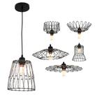 Lustre Pendente Luminaria Teto Decoraçao Moderna Ajustavel Rustica Metal Aramado Iluminaçao Casa Quarto Sala Mezanino