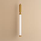 Lustre Pendente Luminus Stick Dourado Minimalista Design Contemporâneo