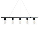 Lustre Pendente Lumix LN1008 Preto E27 Bivolt