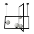 Lustre Pendente Lumix LN1064 Preto G9 Bivolt
