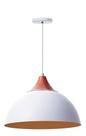 Lustre Pendente Meia Lua 40cm Com Chapéu Alumínio Decorações Lustre Pendente Meia Lua 40cm Com Chapéu Alumínio Decorações