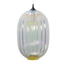 Lustre Pendente Metal Cristal Furtacor Quente Impecavel