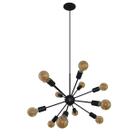 Lustre Pendente Modelo Sputinik com 12 Hastes Ideal Mesa de Jantar Sala Quarto lâmpadas não inclusas