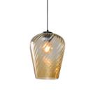 Lustre Pendente Monalisa XG Rigato Conhaque E27 Bivolt Taschibra