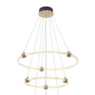 Lustre Pendente Mondo 70x7cm Led Integrado 71w Ip20