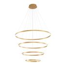 Lustre Pendente Nitrolux Lp-800 Dourado Led Bivolt