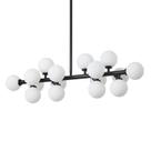 Lustre Pendente Nordecor Dornan 2423 Preto G9 Bivolt Lustre Pendente Nordecor Dornan 2423 Preto G9 Bivolt