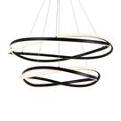 Lustre Pendente Nordecor Euni Odi 2877 Preto Led Bivolt