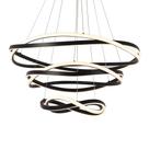 Lustre Pendente Nordecor Euni Odi 2879 Preto Led Bivolt