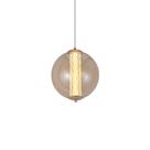 Lustre Pendente Nordecor Janni 2886 Dourado Fosco Led Bivolt