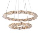 Lustre Pendente Nordecor Kazy 2883 Ouro Brilho Led Bivolt