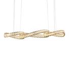 Lustre Pendente Nordecor Lezie Ori 2742 Ouro Brilho Led Bivolt
