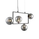 Lustre Pendente Nordecor Modular Jabuticaba 2380 Preto G9 Bivolt