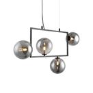 Lustre Pendente Nordecor Modular Jabuticaba 2380 Preto G9 Bivolt
