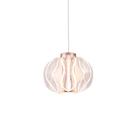 Lustre Pendente Nordecor Wavy 2943 Ouro Champagne Led Bivolt