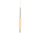 Lustre Pendente Nordecor Zefi Uno 2301 Dourado Led Bivolt
