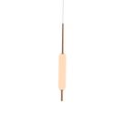 Lustre Pendente Nordecor Zefi Uno 2301 Dourado Led Bivolt