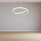 Lustre Pendente Orbital Led Duplo 40cm 39W 3000K