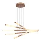 Lustre Pendente Palito 90x90x23cm 10x7.2W 2700K Bella Iluminação