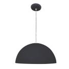 Lustre Pendente para 3 Lâmpadas Meia Lua Alumínio 40cm Aquarela do Brasil Clean Bronzearte