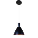 Lustre Pendente para Cozinha Gourmet Balcão Wuhan Cone Preto