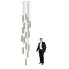 Lustre Pendente Para Sala Pé direito Duplo Multi Focus Marfim Lustre Pendente Para Sala Pé direito Duplo Multi Focus Marfim