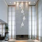 Lustre Pendente Para Sala Pé direito Duplo SP-Rain Branco