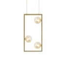 Lustre Pendente Quality Orbit Ii 1557 Dourado G9 Bivolt