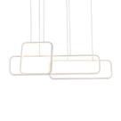 Lustre Pendente Quality Recto 1446 Led Bivolt Branco Lustre Pendente Quality Recto 1446 Led Bivolt Branco